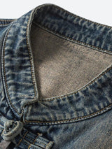 Litlookz Studio Y2K Distressed Denim Jacket, view 5