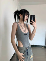 Litlookz Studio Y2K Distressed Denim Jorts, view 2