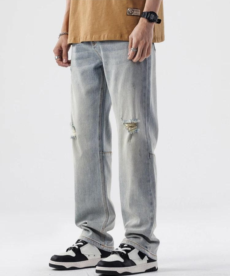 Litlookz Studio Y2K Distressed Knee Jeans
