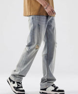 Litlookz Studio Y2K Distressed Knee Jeans, view 3
