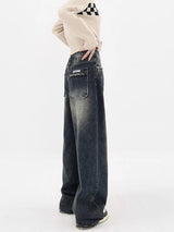 Litlookz Studio Y2K Distressed Pocket Wide Leg Jeans, view 2