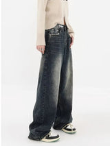 Litlookz Studio Y2K Distressed Pocket Wide Leg Jeans, view 3