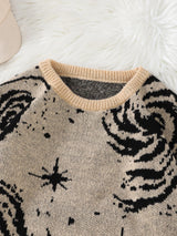 Litlookz Studio Y2K Distressed Pullover Sweater, view 3