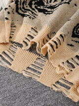 Litlookz Studio Y2K Distressed Pullover Sweater, view 6