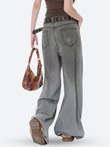 Litlookz Studio Y2K Distressed Wide Leg Jeans, view 2