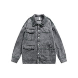 Litlookz Studio Y2K Double-Collared Denim Jacket, view 4