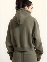 Litlookz Studio Y2K Double Zip-Up Cropped Hoodie, view 2