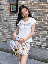 Litlookz Studio Y2K Dragonfly Baby Tee, view 5