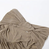 Litlookz Studio Y2K Draped Maxi Dress, view 5