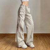 Litlookz Studio Y2K Drawstring Cargo Pants, view 4
