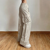 Litlookz Studio Y2K Drawstring Cargo Pants, view 5