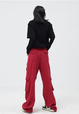 Litlookz Studio Y2K Drawstring Cargo Pants, view 3