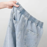 Litlookz Studio Y2K Drawstring Denim Pants, view 4