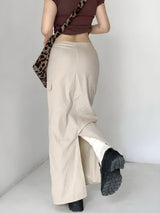 Litlookz Studio Y2K Drawstring Maxi Skirt, view 2