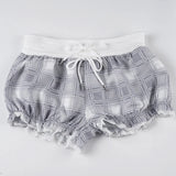 Litlookz Studio Y2K Drawstring Mini Shorts, view 3