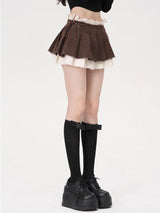 Litlookz Studio Y2K Drawstring Pleated Mini Skirt, view 6