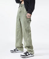 Litlookz Studio Y2K Drawstring Straight Leg Jeans, view 4