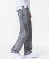 Litlookz Studio Y2K Drawstring Straight Leg Jeans, view 6