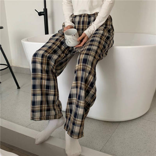 Litlookz Studio Y2K Elasticated Waist Checkered Sweatpants