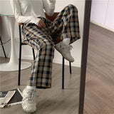 Litlookz Studio Y2K Elasticated Waist Checkered Sweatpants, view 2