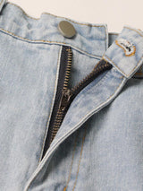 Litlookz Studio Y2K Embellished Cut-Out Jeans, view 3