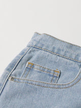 Litlookz Studio Y2K Embellished Cut-Out Jeans, view 5
