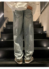 Litlookz Studio Y2K Embroidered Jeans, view 5