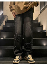 Litlookz Studio Y2K Embroidered Jeans, view 6