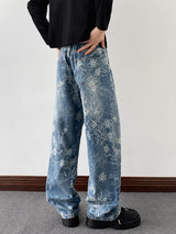 Litlookz Studio Y2K Embroidered Wide Leg Jeans, view 2