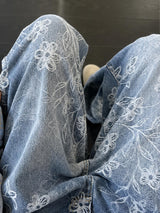 Litlookz Studio Y2K Embroidered Wide Leg Jeans, view 5