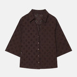 Litlookz Studio Y2K Eyelet Shirt, view 3