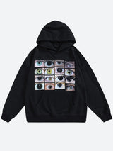 Litlookz Studio Y2K Eyes Hoodie, view 3