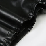 Litlookz Studio Y2K Faux Leather Studded Belt Shorts, view 6
