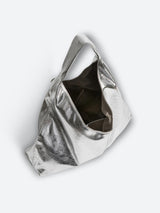 Litlookz Studio Y2K Faux Patent Leather Hobo Bag, view 3
