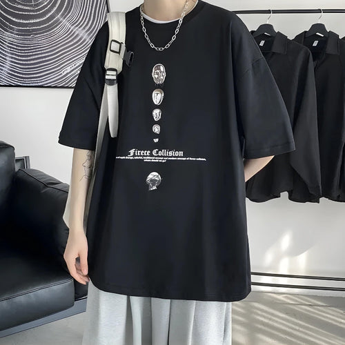 Litlookz Studio Y2K Fierce Collision Oversized Tee