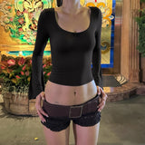 Litlookz Studio Y2K Fitted Flare Sleeve Top, view 3