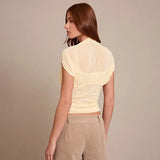 Litlookz Studio Y2K Fitted Mesh Top, view 2