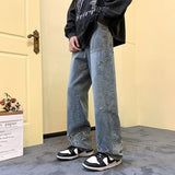 Litlookz Studio Y2K Flame Wide Leg Jeans, view 4