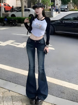 Litlookz Studio Y2K Flare Jeans, view 4
