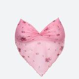 Litlookz Studio Y2K Floral Asymmetric Crop Top, view 2
