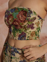 Litlookz Studio Y2K Floral Bustier & Pants Two Piece Set, view 3