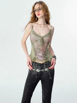 Litlookz Studio Y2K Floral Cami Top, view 4