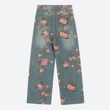 Litlookz Studio Y2K Floral Jeans, view 2