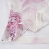 Litlookz Studio Y2K Floral Lace Trim Mesh Top, view 6