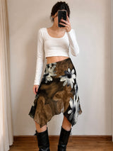 Litlookz Studio Y2K Floral Mesh Skirt, view 2