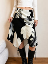 Litlookz Studio Y2K Floral Mesh Skirt, view 3