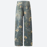 Litlookz Studio Y2K Floral Wide Leg Jeans, view 2