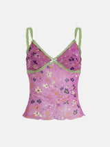 Litlookz Studio Y2K Flower Cami Top, view 3