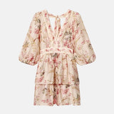 Litlookz Studio Y2K Flowy Tiered Mini Dress, view 3