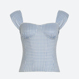 Litlookz Studio Y2K Gingham Top, view 3